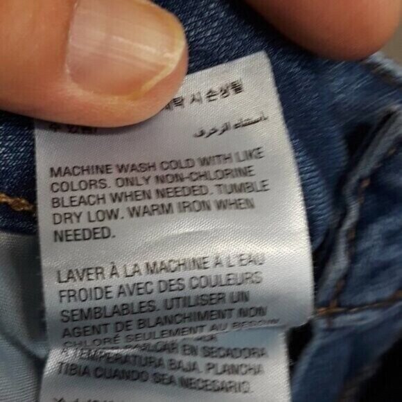 INC International Concepts Womens Flare Leg Jeans Size 8 Blue Denim Regular Fit - Picture 6 of 10